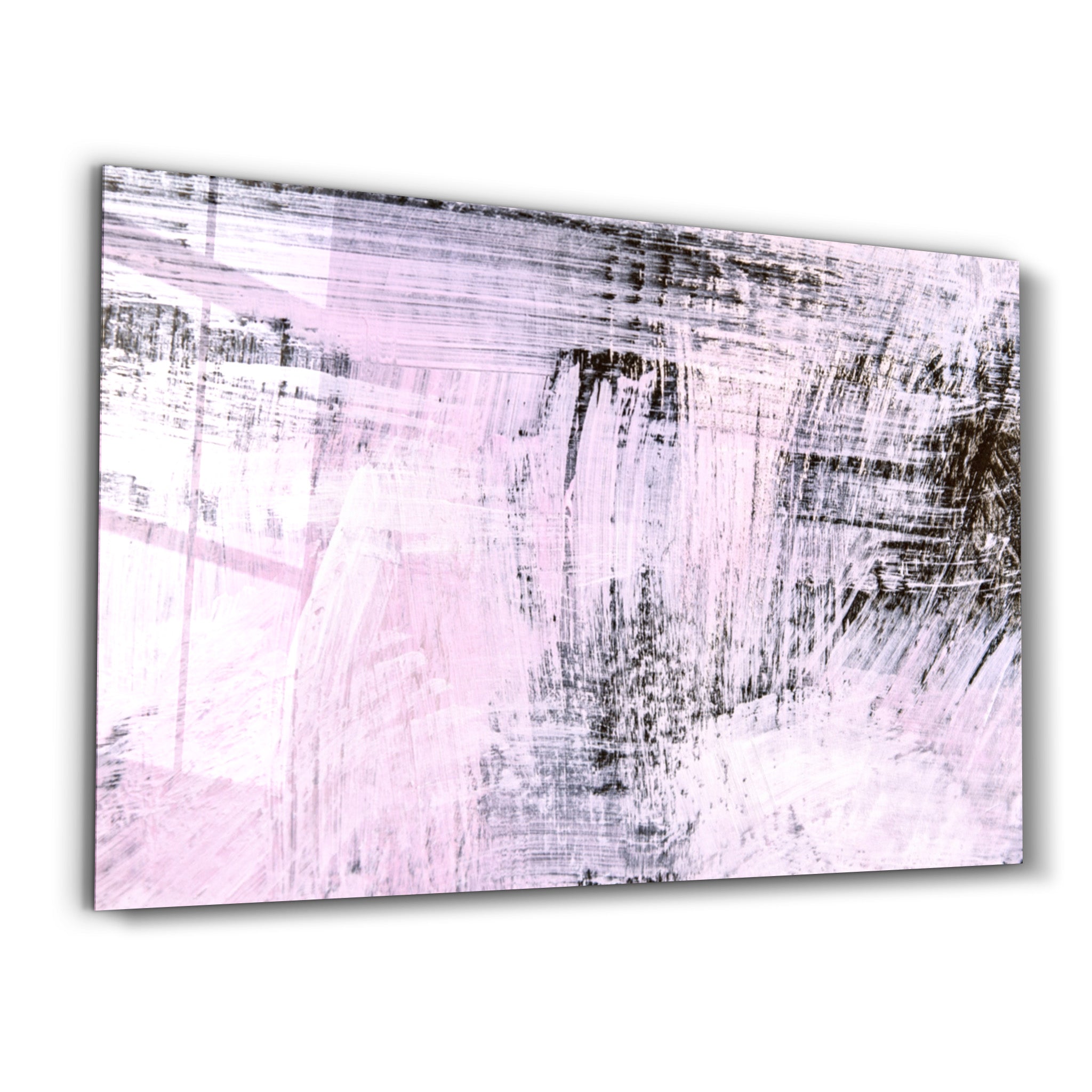 ・"Pink Touch"・Glass Wall Art - ArtDesigna Glass Printing Wall Art