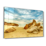 Eingang – Glasbild