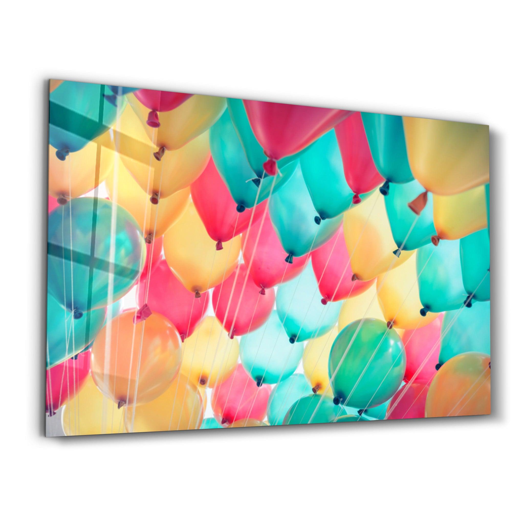 Balloons | Glass Wall Art - ArtDesigna Glass Printing Wall Art