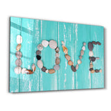 Love | Glass Wall Art