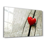 Heart 2 | Glass Wall Art - Artdesigna