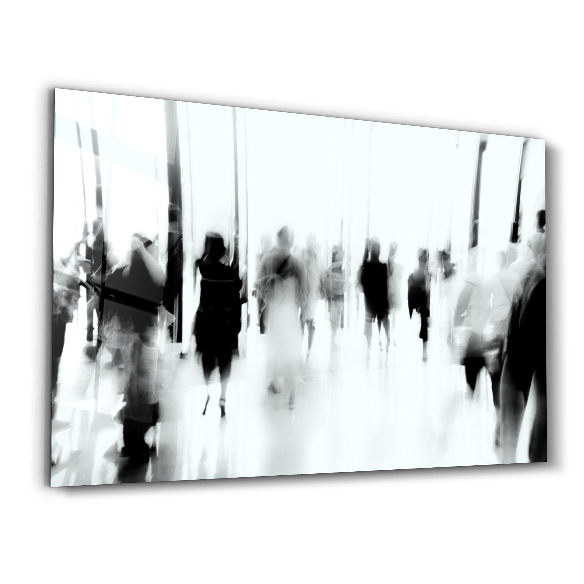 In the Crowd | Glass Wall Art - ArtDesigna Glass Printing Wall Art