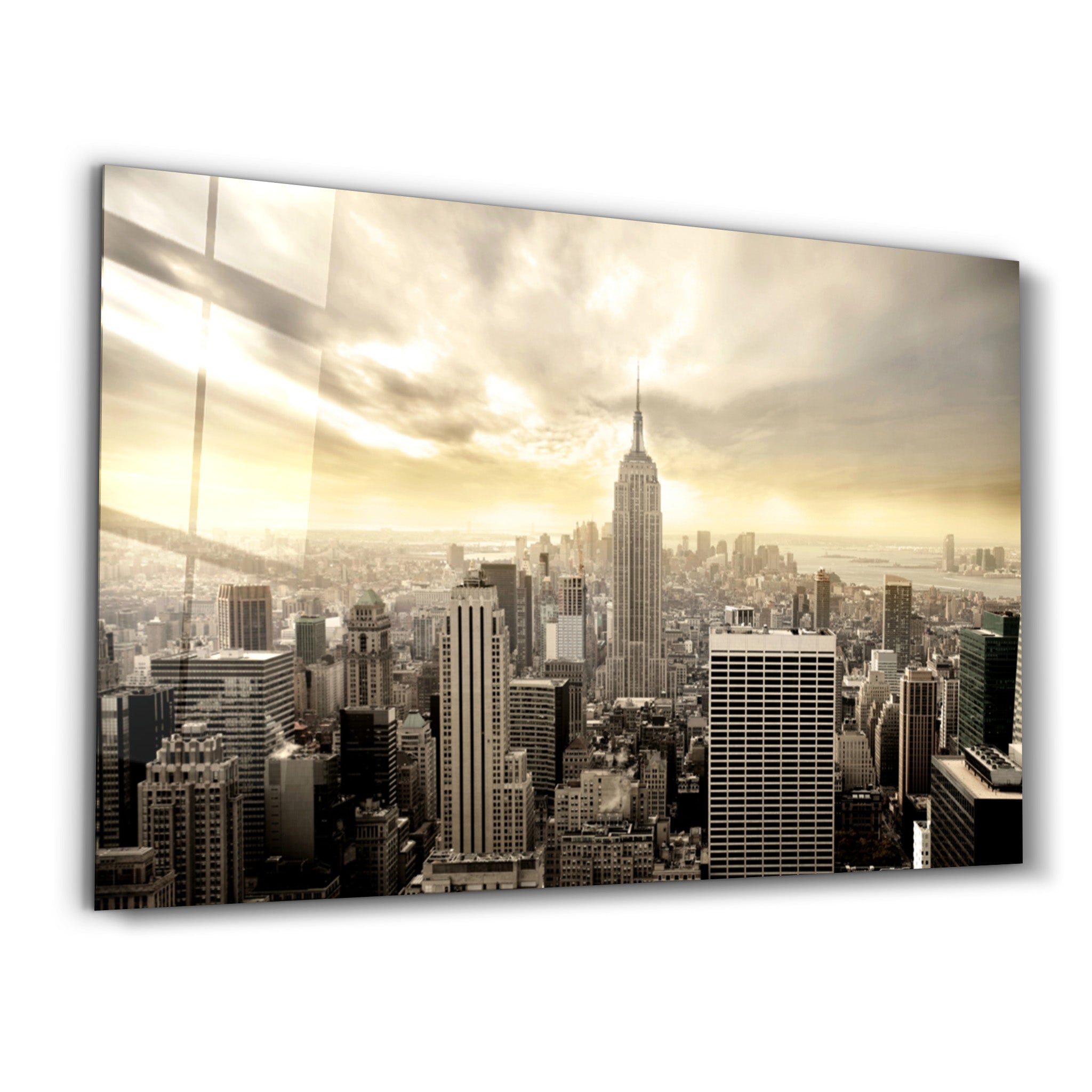 ・"New York (NYC)"・Glass Wall Art - ArtDesigna Glass Printing Wall Art