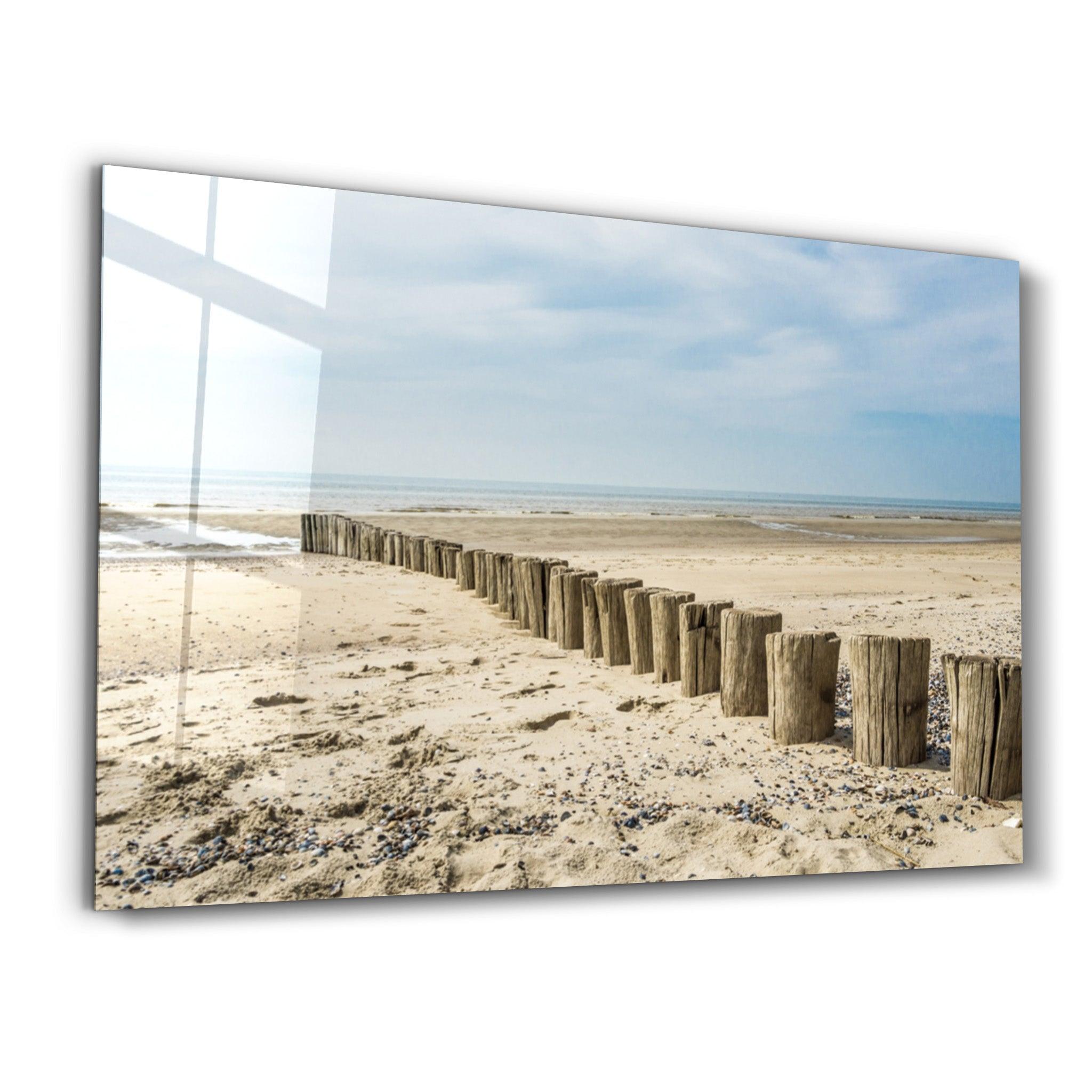 Silent Beach | Glass Wall Art - ArtDesigna Glass Printing Wall Art