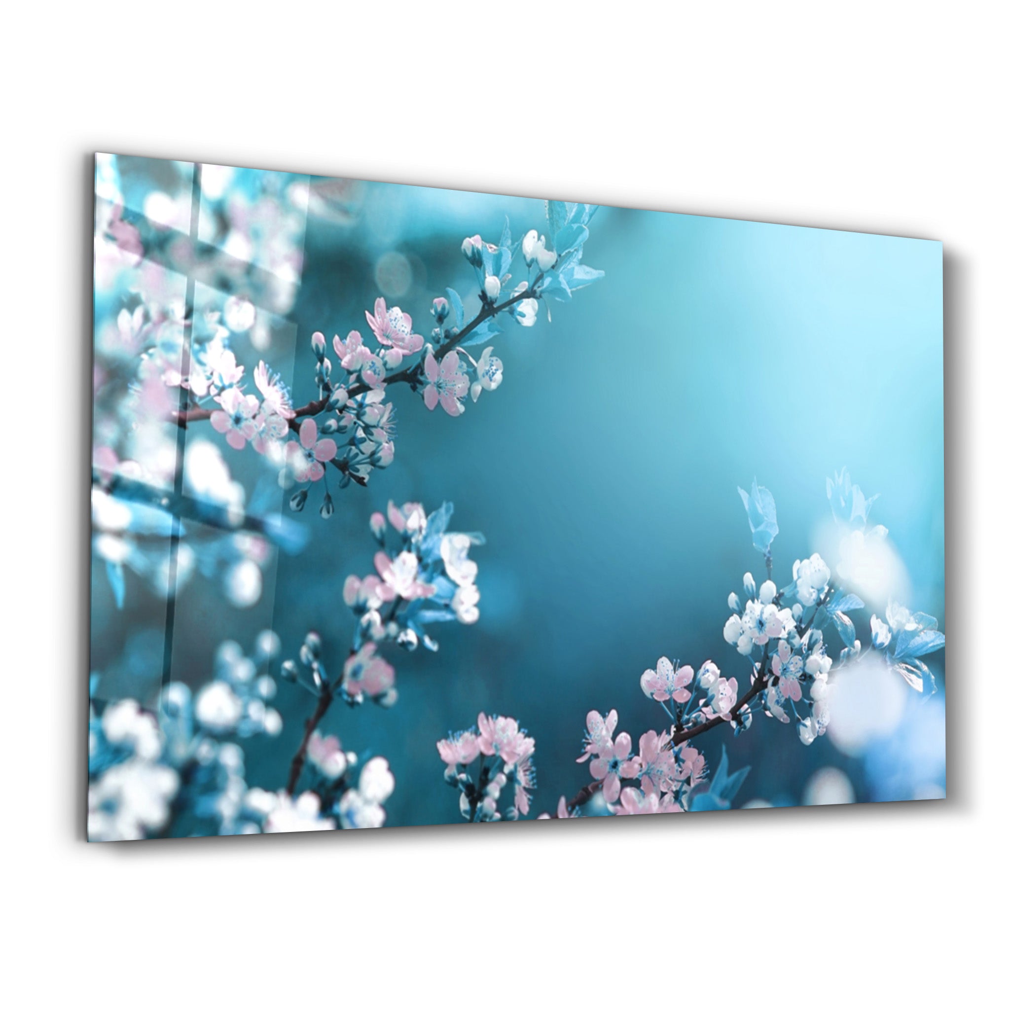 ・"Spring Flowers"・Glass Wall Art - ArtDesigna Glass Printing Wall Art
