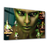 Woman Portrait 26 | Glass Wall Art