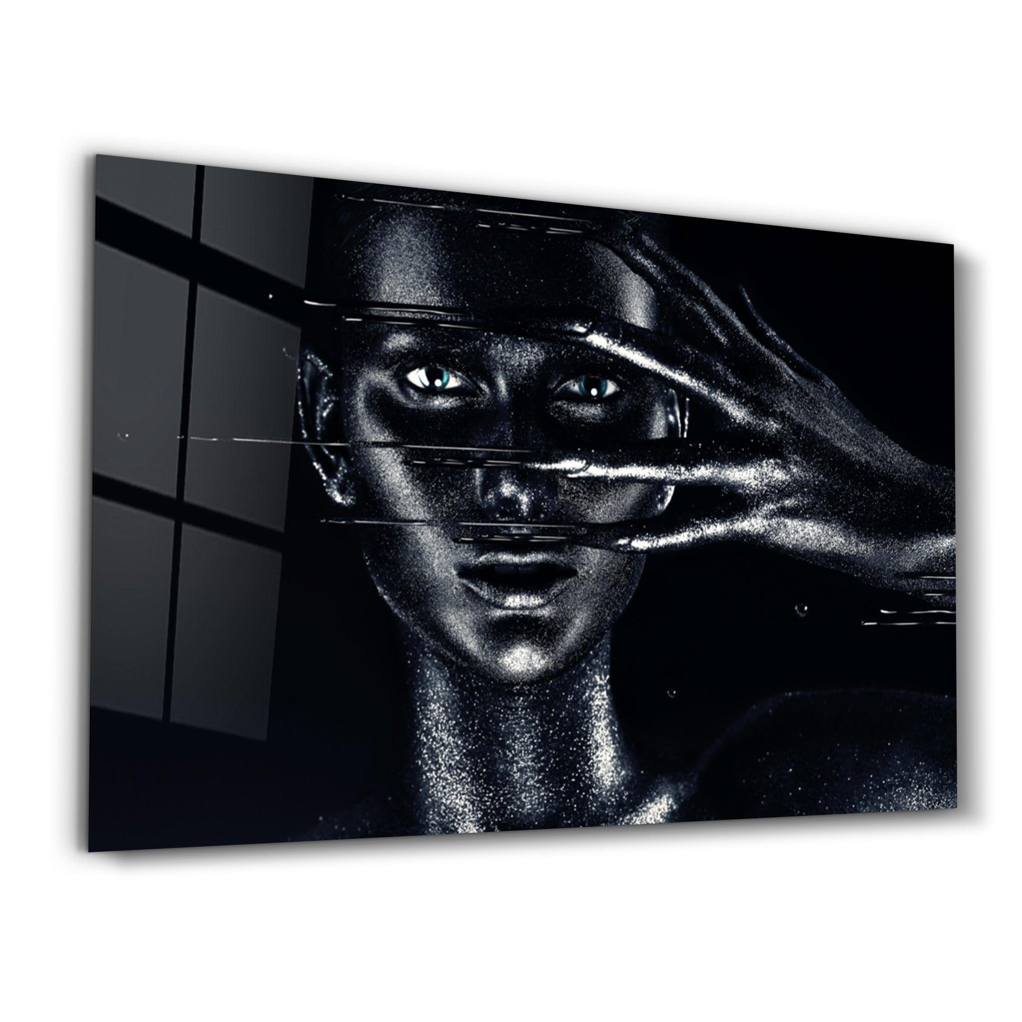 Ink at Hand | Glass Wall Art - ArtDesigna Glass Printing Wall Art