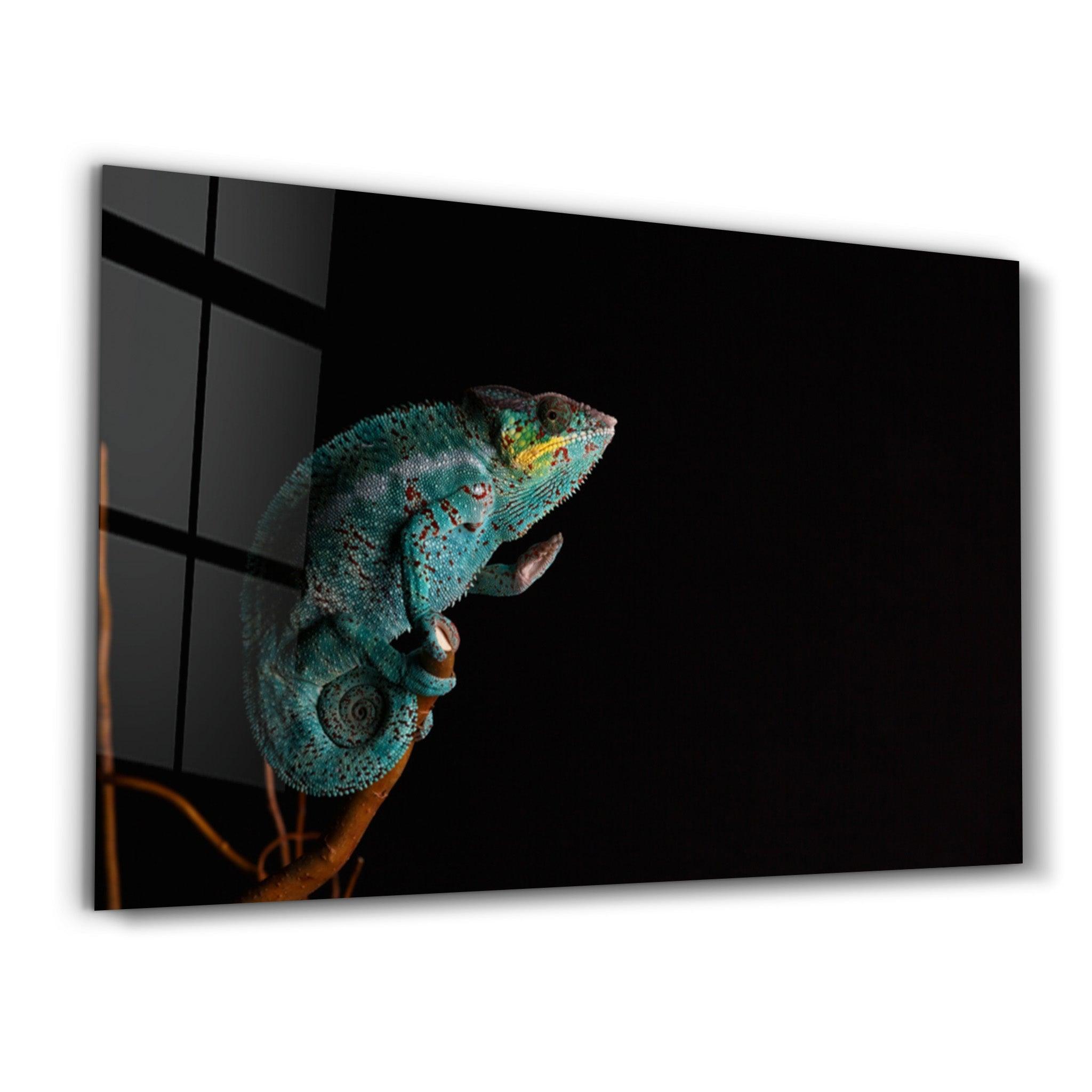 ・"Chameleon"・Glass Wall Art - ArtDesigna Glass Printing Wall Art