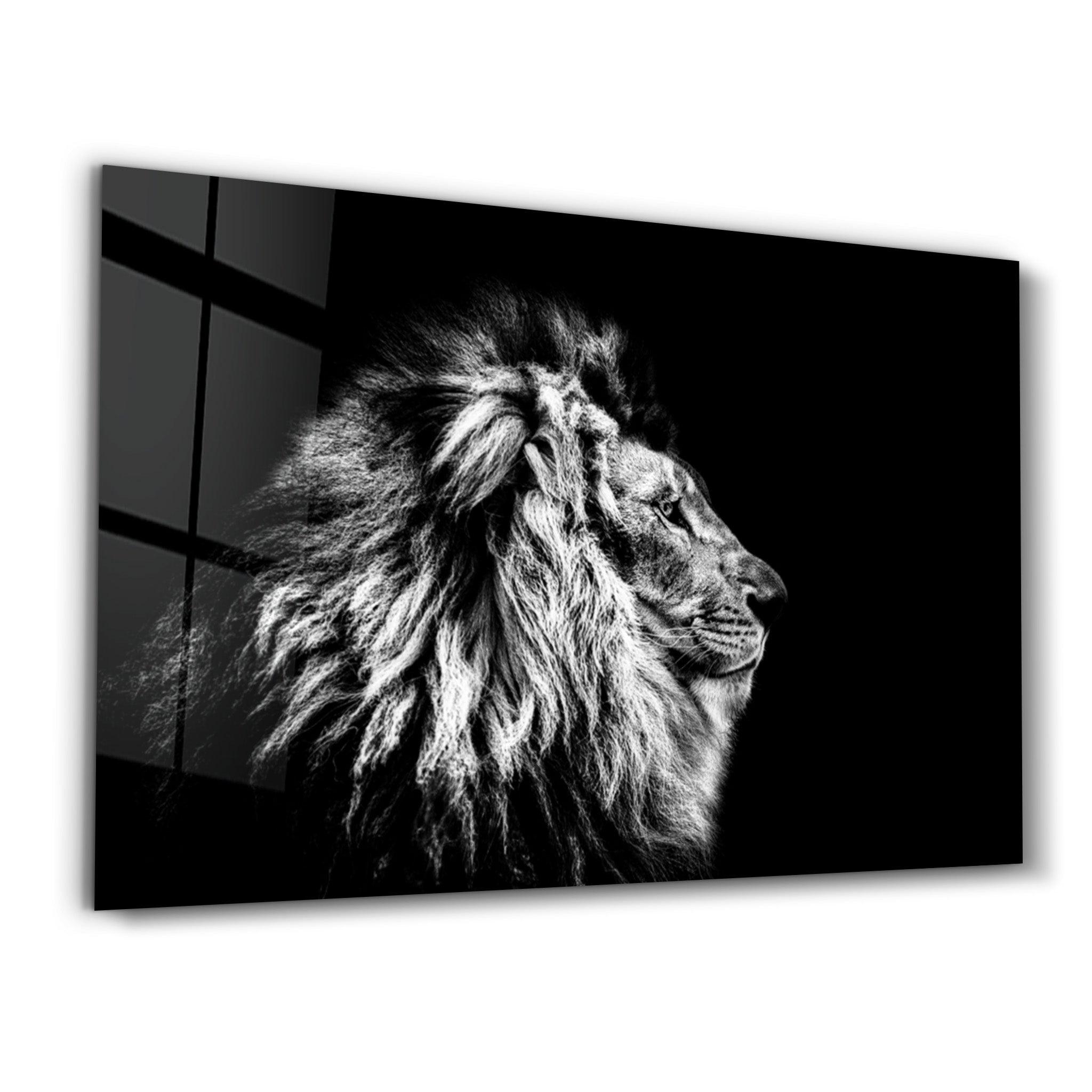 Leo The King | Glass Wall Art - ArtDesigna Glass Printing Wall Art