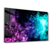 Colored Smoke | Glass Wall Art - ArtDesigna Glass Printing Wall Art