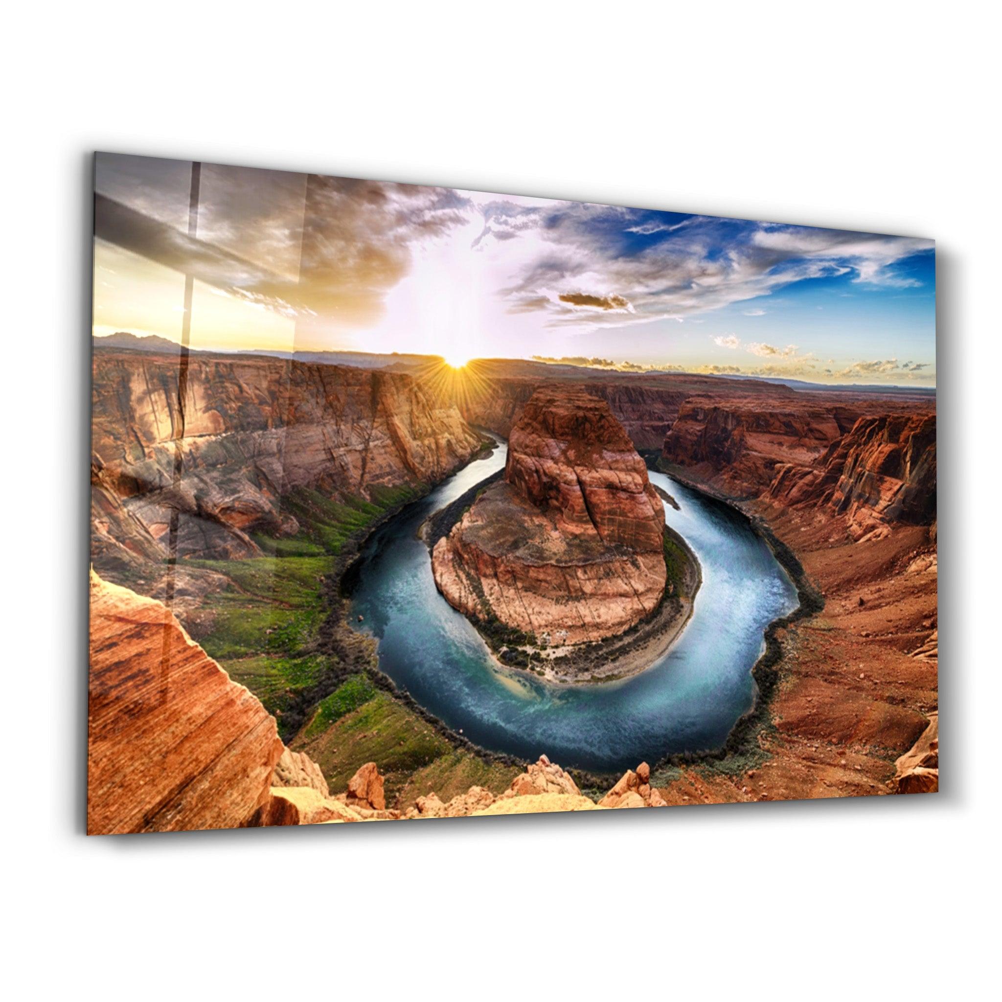 Canyon Lake | Glass Wall Art - ArtDesigna Glass Printing Wall Art