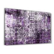 Code of Purple | Glass Wall Art - ArtDesigna Glass Printing Wall Art