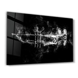 Trumpet | Glass Wall Art
