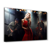 Musiker – Glasbild