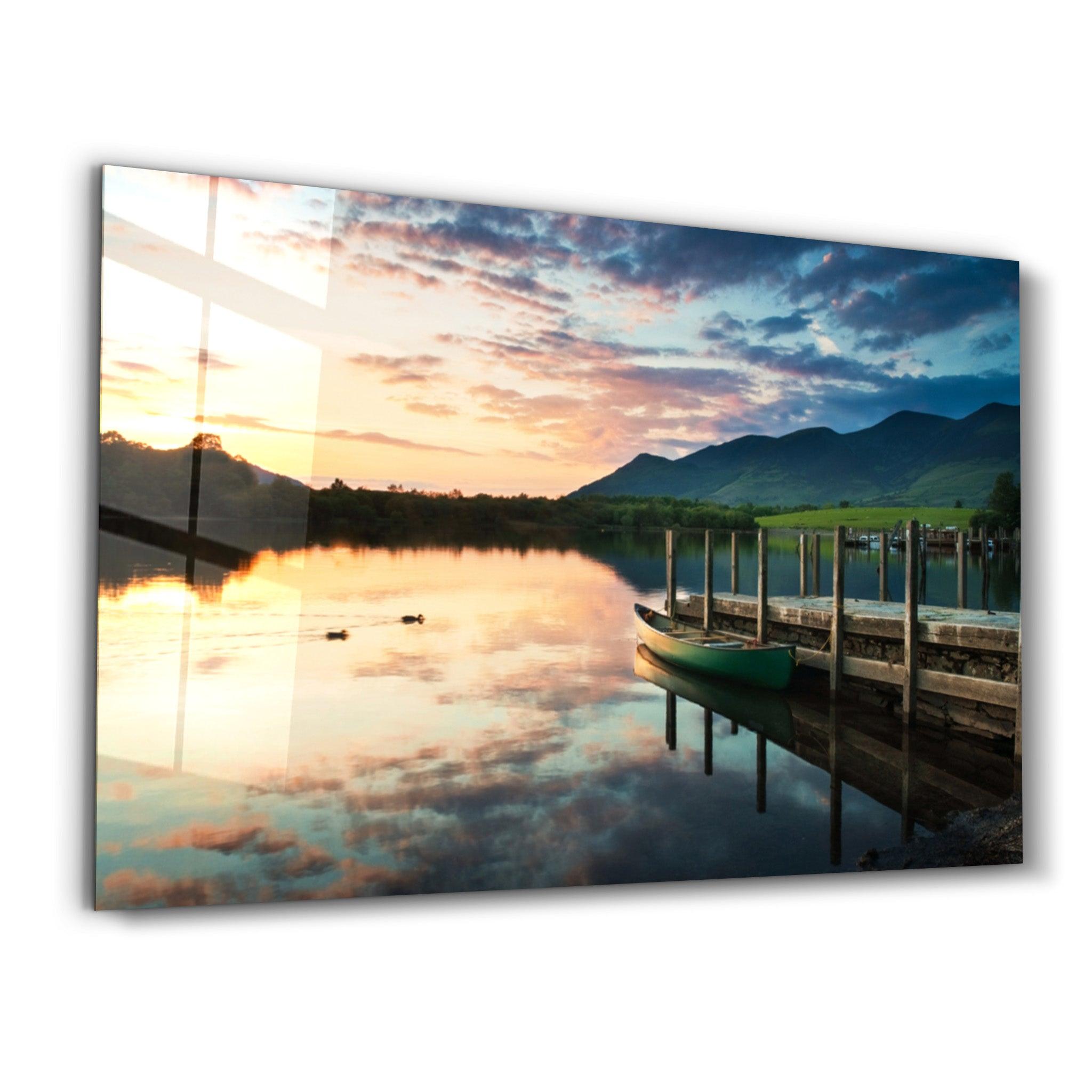 Lake Landscape | Glass Wall Art - ArtDesigna Glass Printing Wall Art