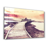 In The Fog | Glass Wall Art