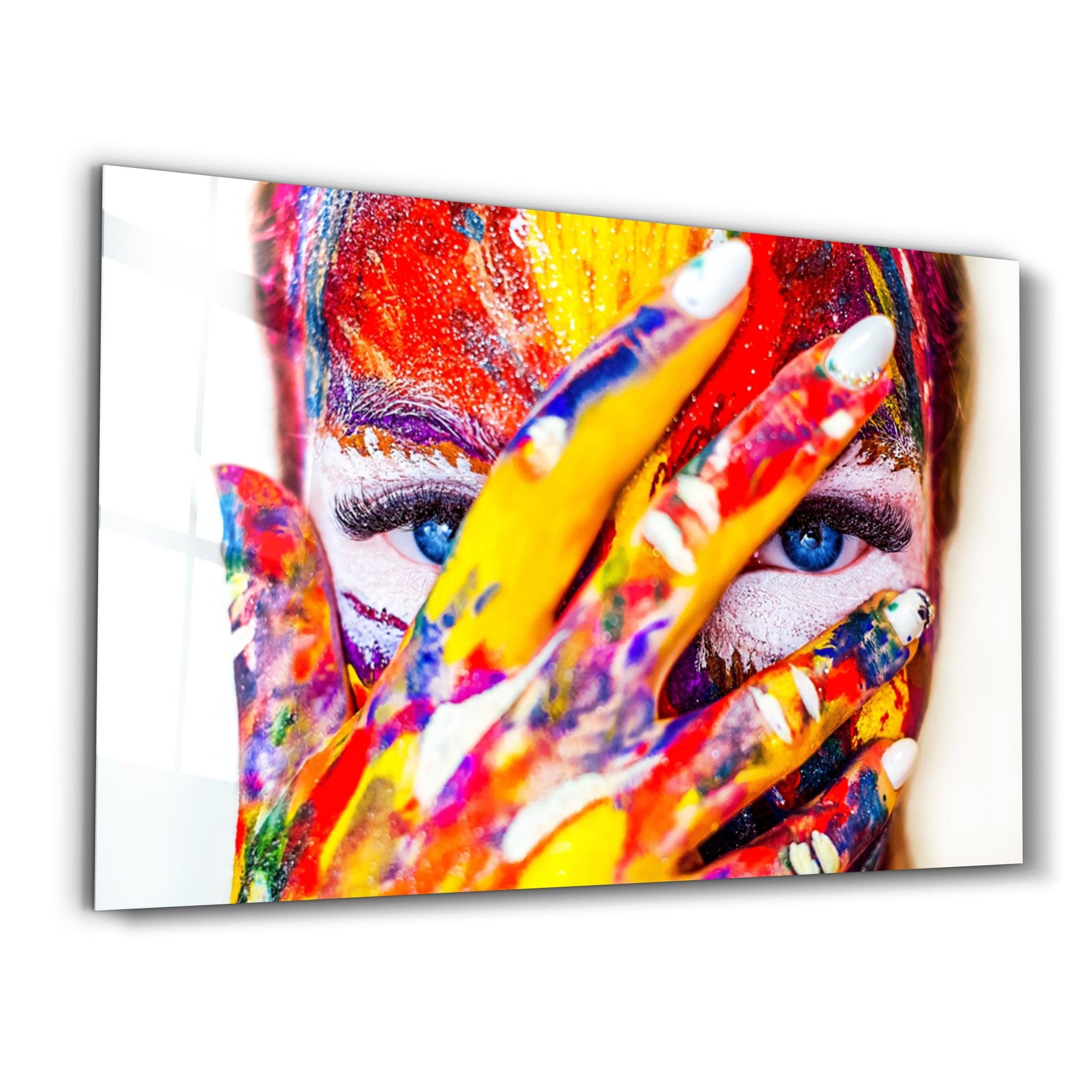 Out of the Paint Box | Glass Wall Art - ArtDesigna Glass Printing Wall Art