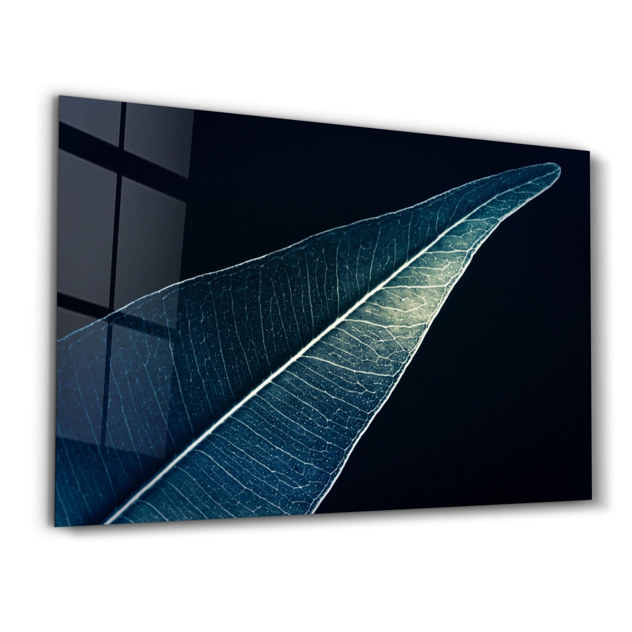 Green Leaf 3 | Glass Wall Art - ArtDesigna Glass Printing Wall Art
