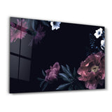 Blumenmuster – Glasbild