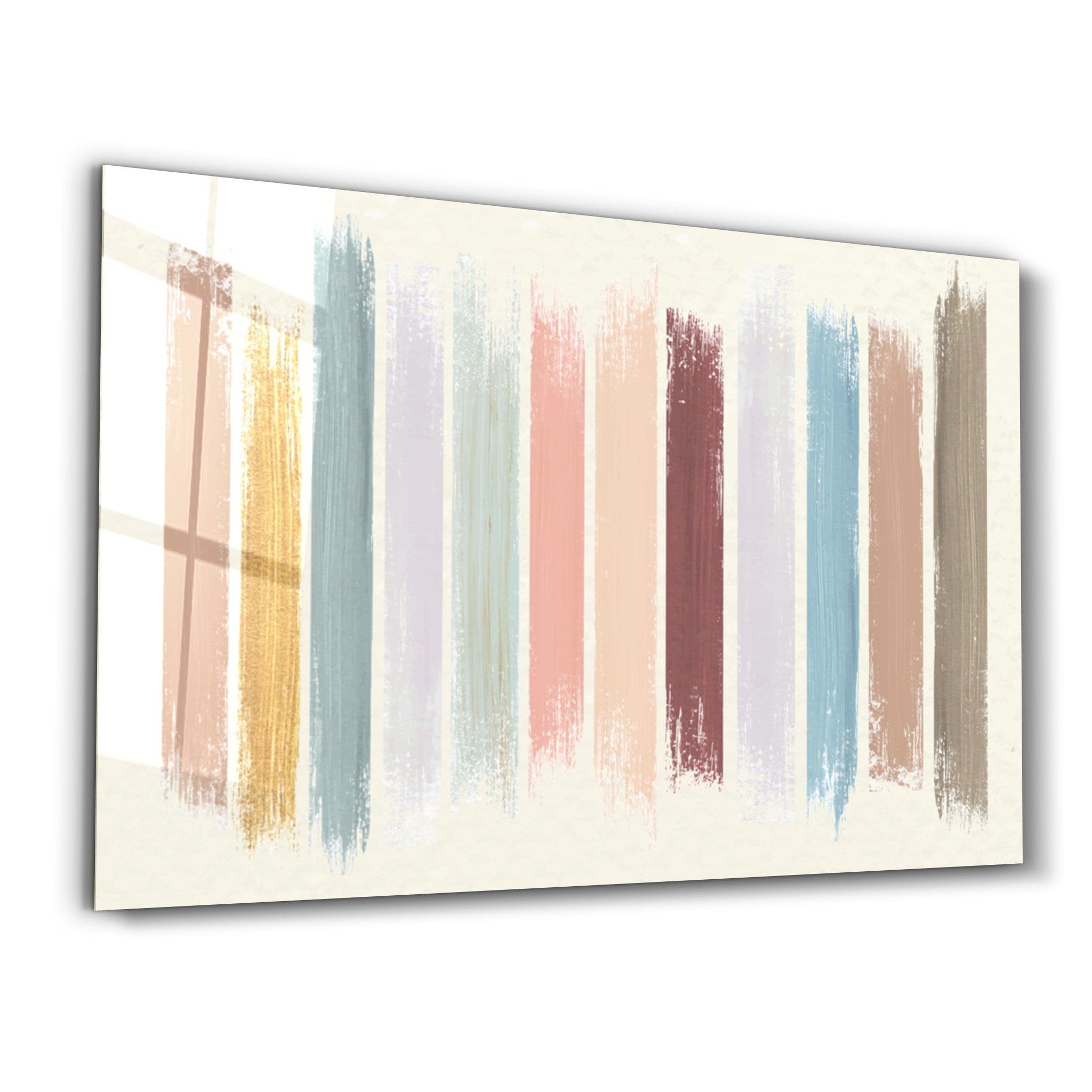 Color Lines | Glass Wall Art - ArtDesigna Glass Printing Wall Art