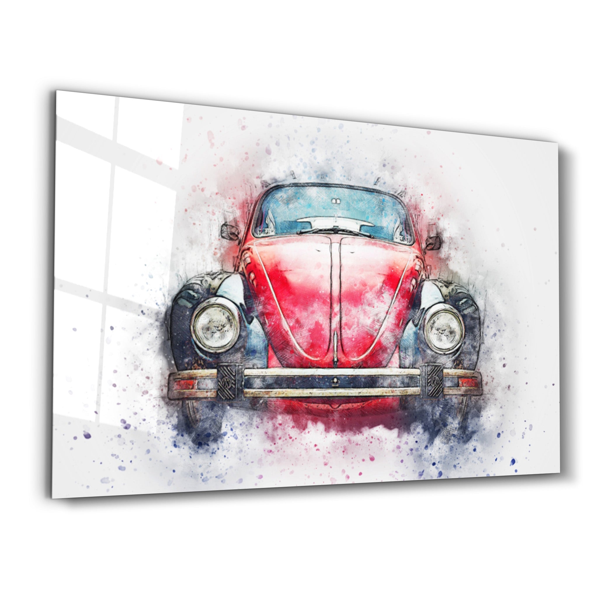 ・"The Car"・Glass Wall Art - ArtDesigna Glass Printing Wall Art