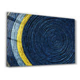Farbige Spirale – Glasbild