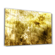 Yellow Abstract Pattern | Glass Wall Art - ArtDesigna Glass Printing Wall Art