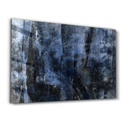Blue Abstract Pattern | Glass Wall Art - ArtDesigna Glass Printing Wall Art