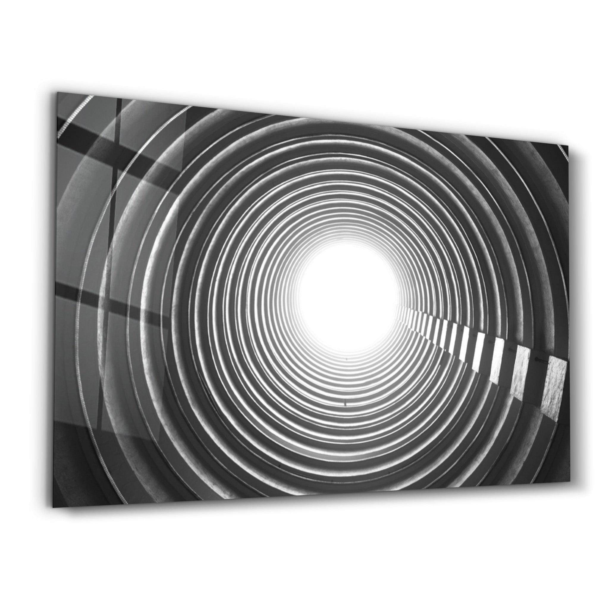 The End of Tunnel | Glass Wall Art - ArtDesigna Glass Printing Wall Art