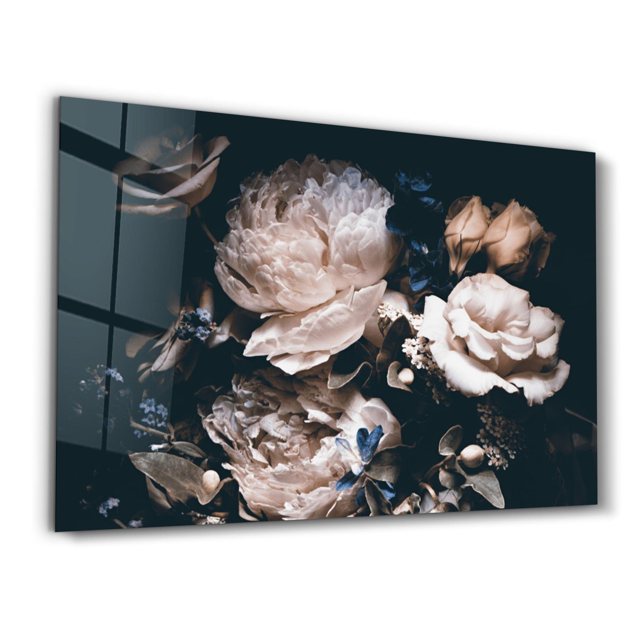 Hidden Flowers | Glass Wall Art - ArtDesigna Glass Printing Wall Art