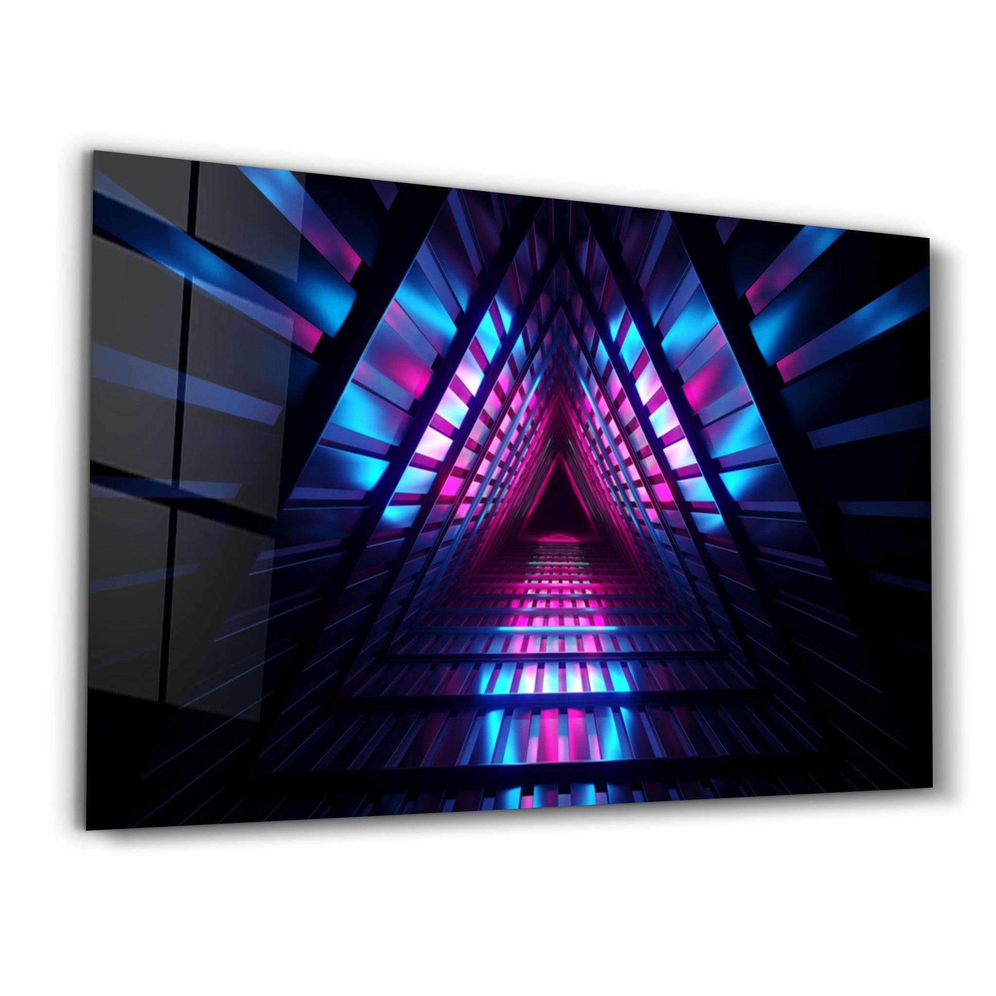 Neon Gate | Glass Wall Art - ArtDesigna Glass Printing Wall Art