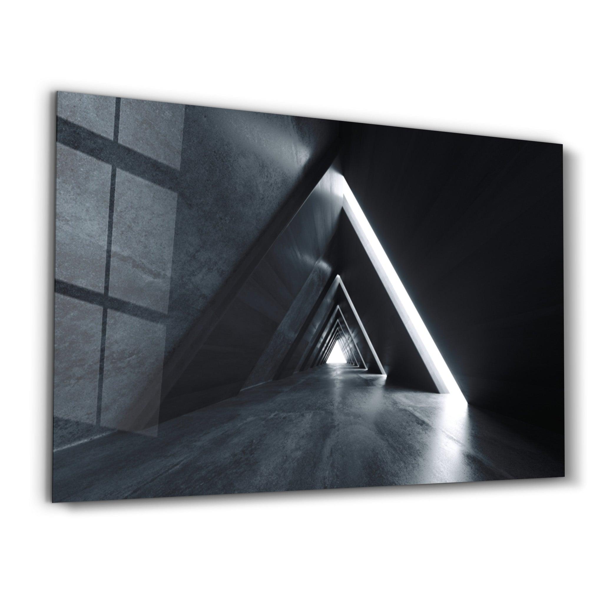 ・"Triangular"・Glass Wall Art - ArtDesigna Glass Printing Wall Art