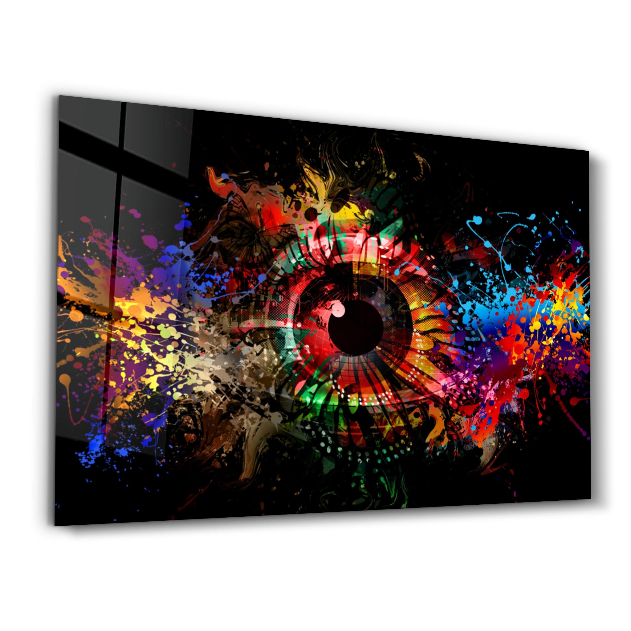 ・"Eye of the Future"・Glass Wall Art - ArtDesigna Glass Printing Wall Art