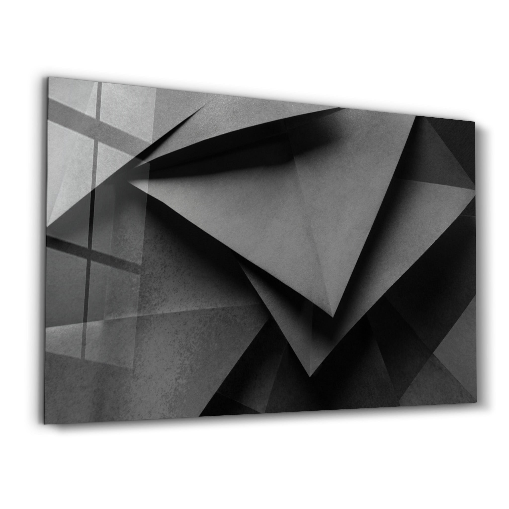 ・"Black Paper"・Glass Wall Art - ArtDesigna Glass Printing Wall Art