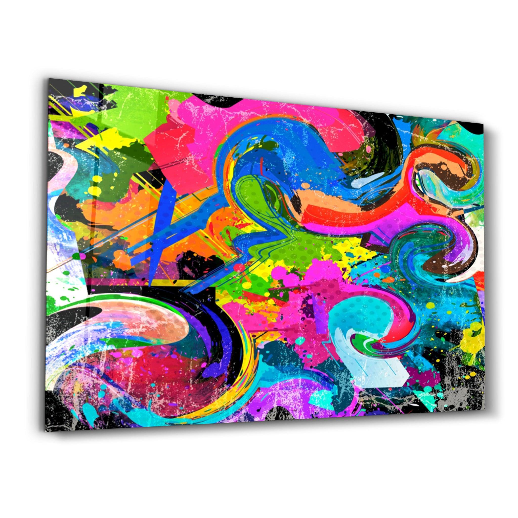 Color Mix | Glass Wall Art – Artdesigna