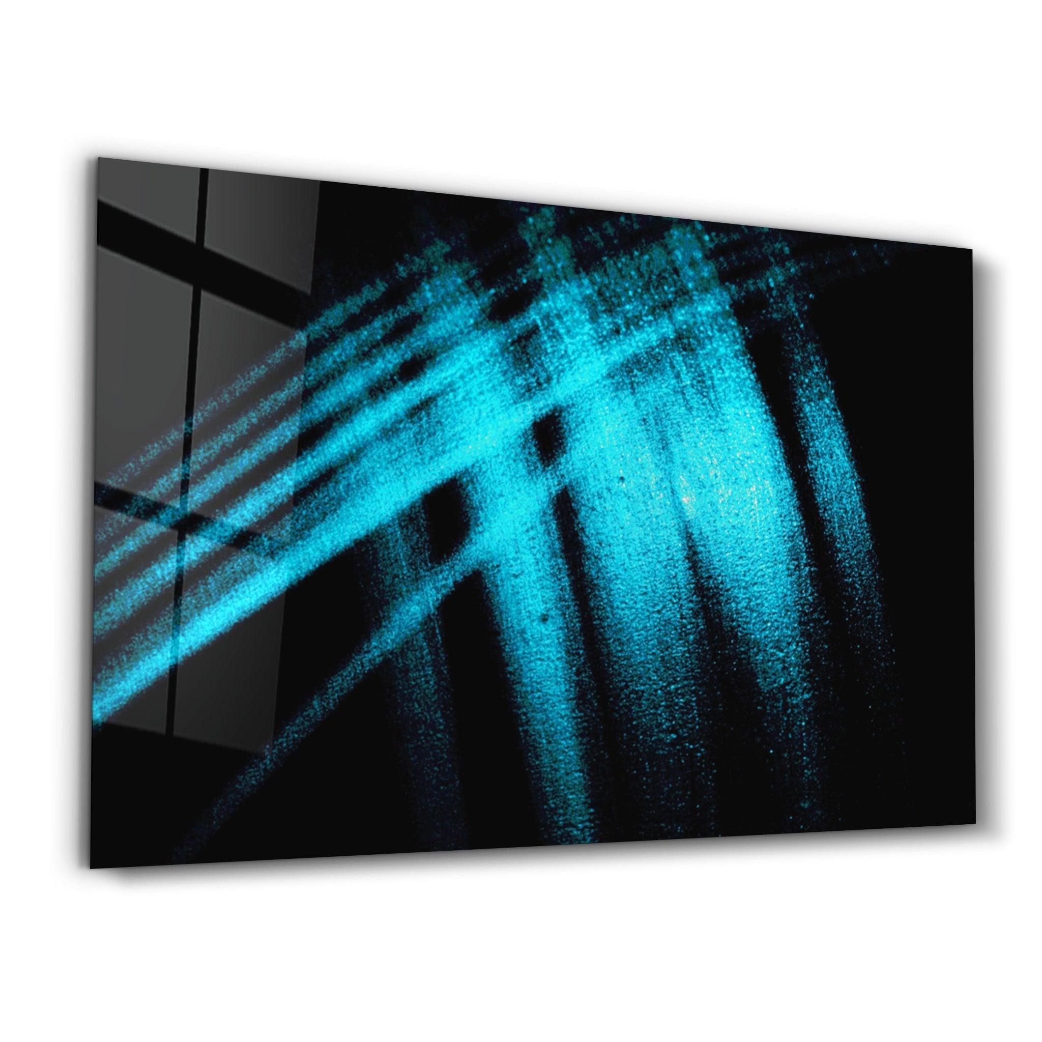 Blue Pattern | Glass Wall Art - ArtDesigna Glass Printing Wall Art