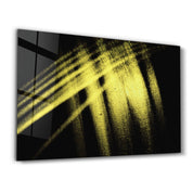 Yellow Pattern | Glass Wall Art - ArtDesigna Glass Printing Wall Art