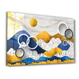 Abstract Landscape | Glass Wall Art