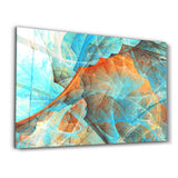 Wellen der Ruhe Blau – Glasbild