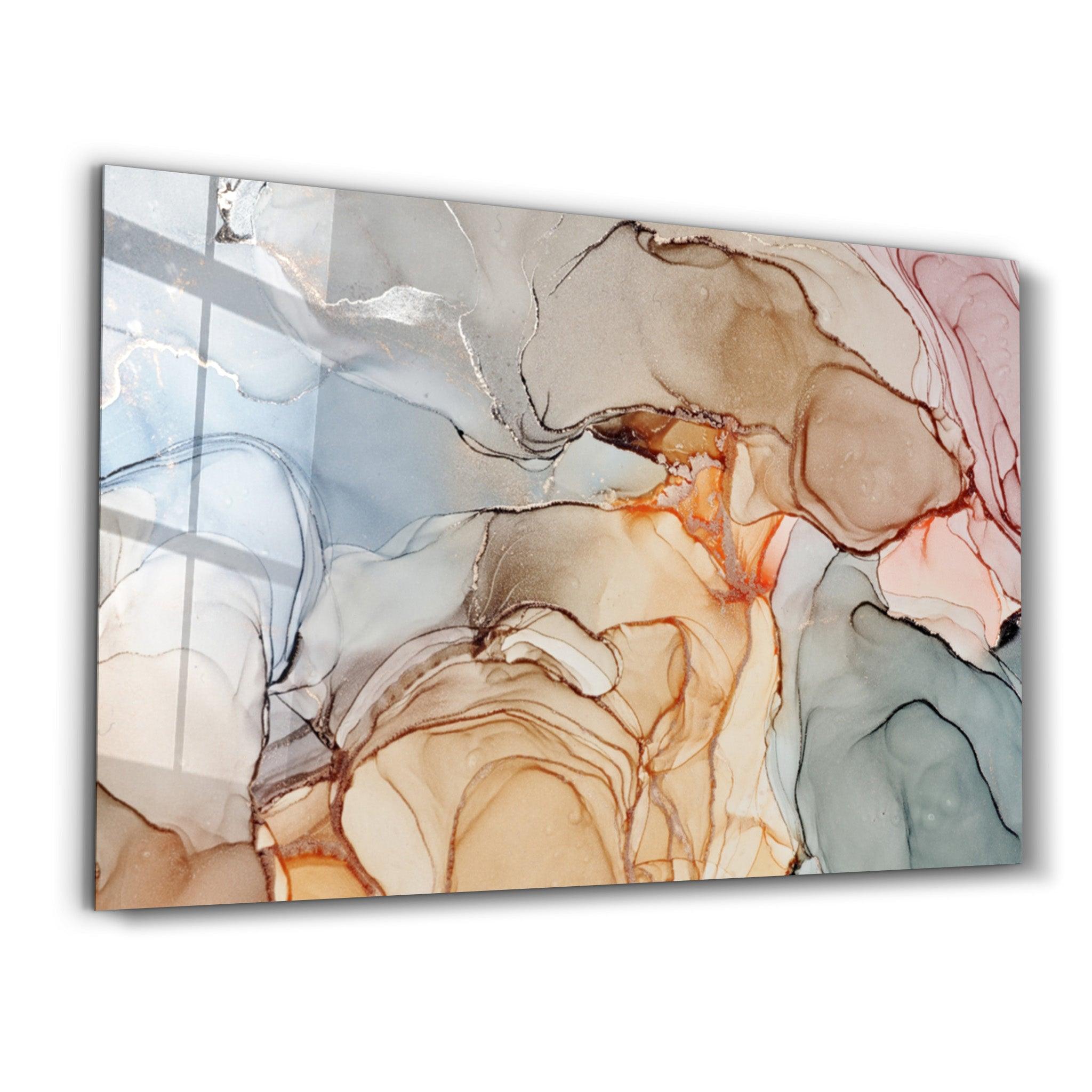 Abstract Pattern V4 | Glass Wall Art - ArtDesigna Glass Printing Wall Art