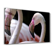 Flamingo V4 | Glass Wall Art - ArtDesigna Glass Printing Wall Art