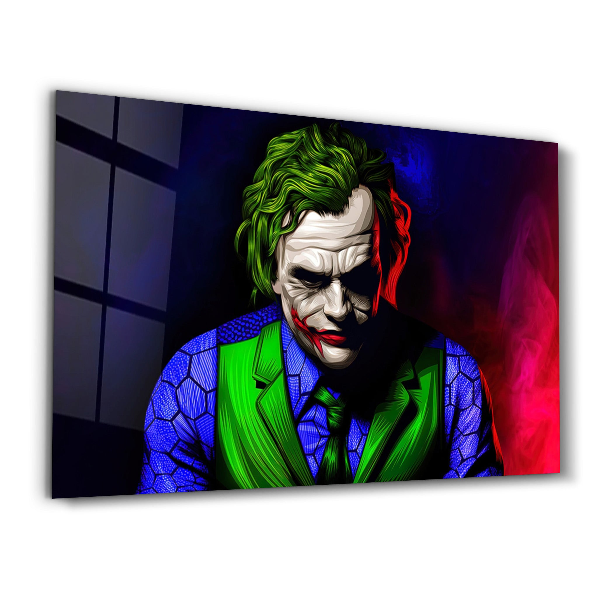 ・"Joker V1"・Glass Wall Art - ArtDesigna Glass Printing Wall Art