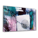Abstract Patch | Glass Wall Art