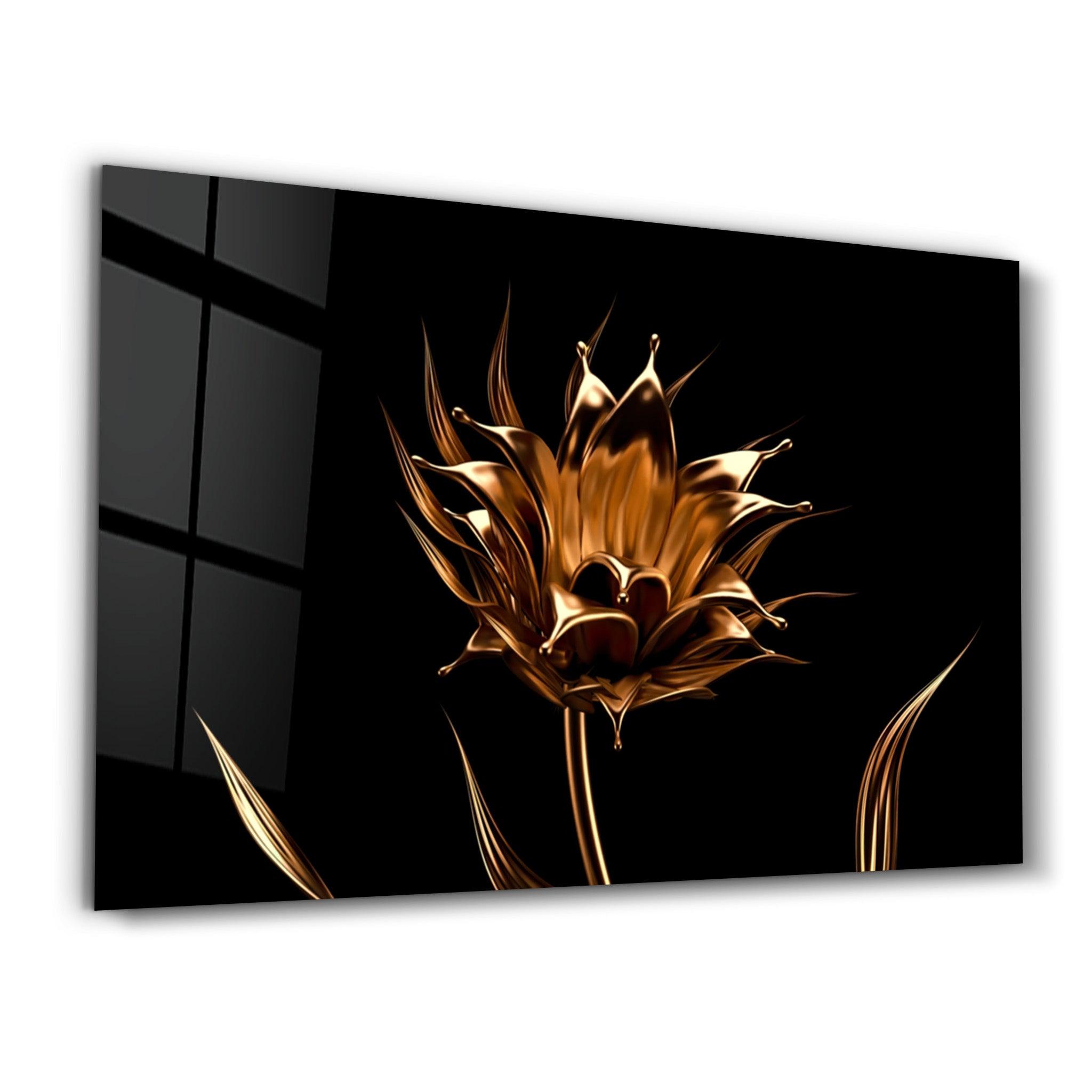 Smooth Flower | Glass Wall Art - ArtDesigna Glass Printing Wall Art