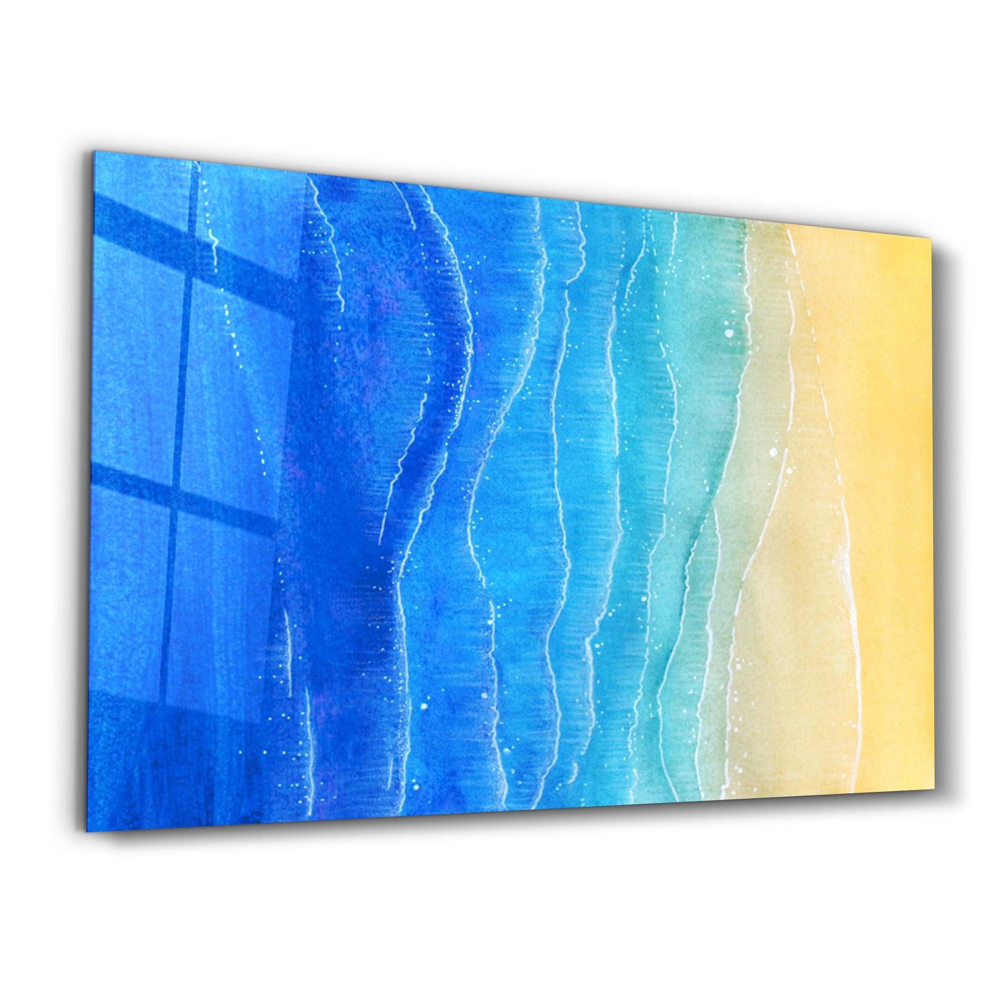 The Beach | Glass Wall Art - ArtDesigna Glass Printing Wall Art
