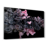 Pink and Gray | Glass Wall Art
