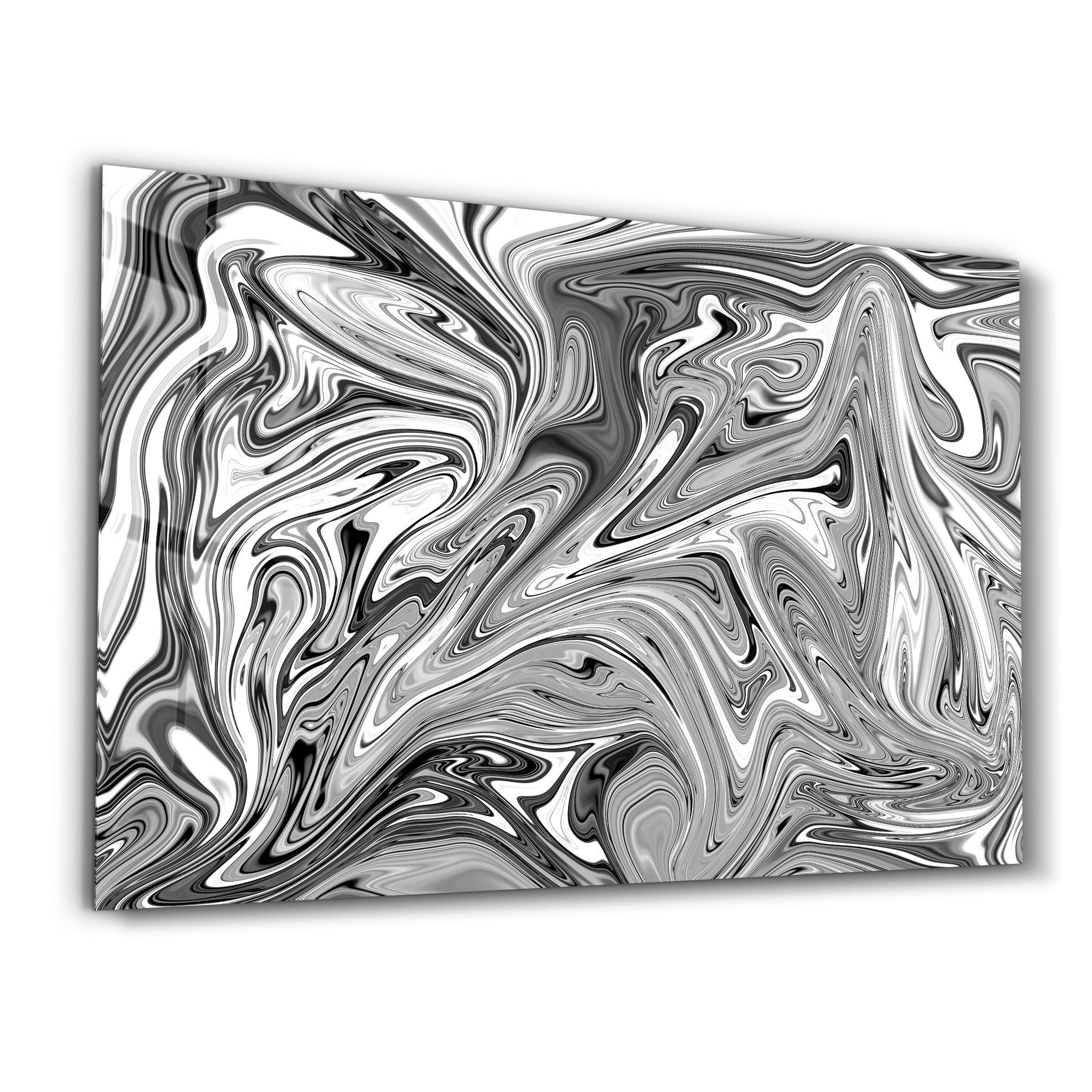 ・"Abstract Shape"・Glass Wall Art - ArtDesigna Glass Printing Wall Art