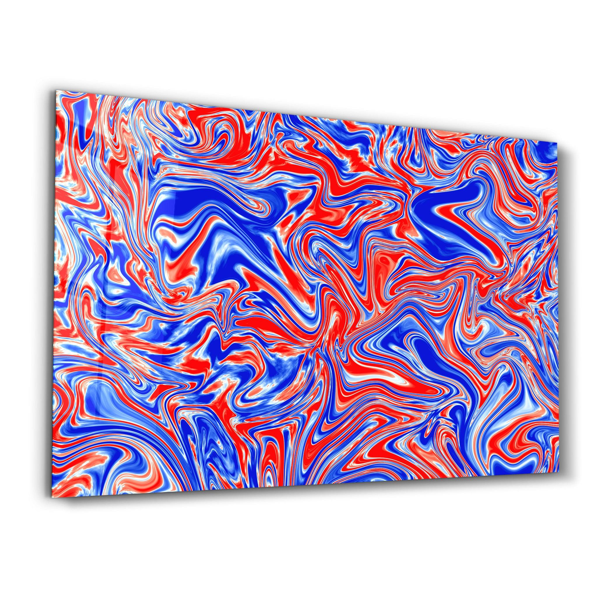 Abstract Shape V1 | Glass Wall Art - ArtDesigna Glass Printing Wall Art