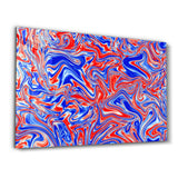 Abstrakte Form V1 – Glasbild