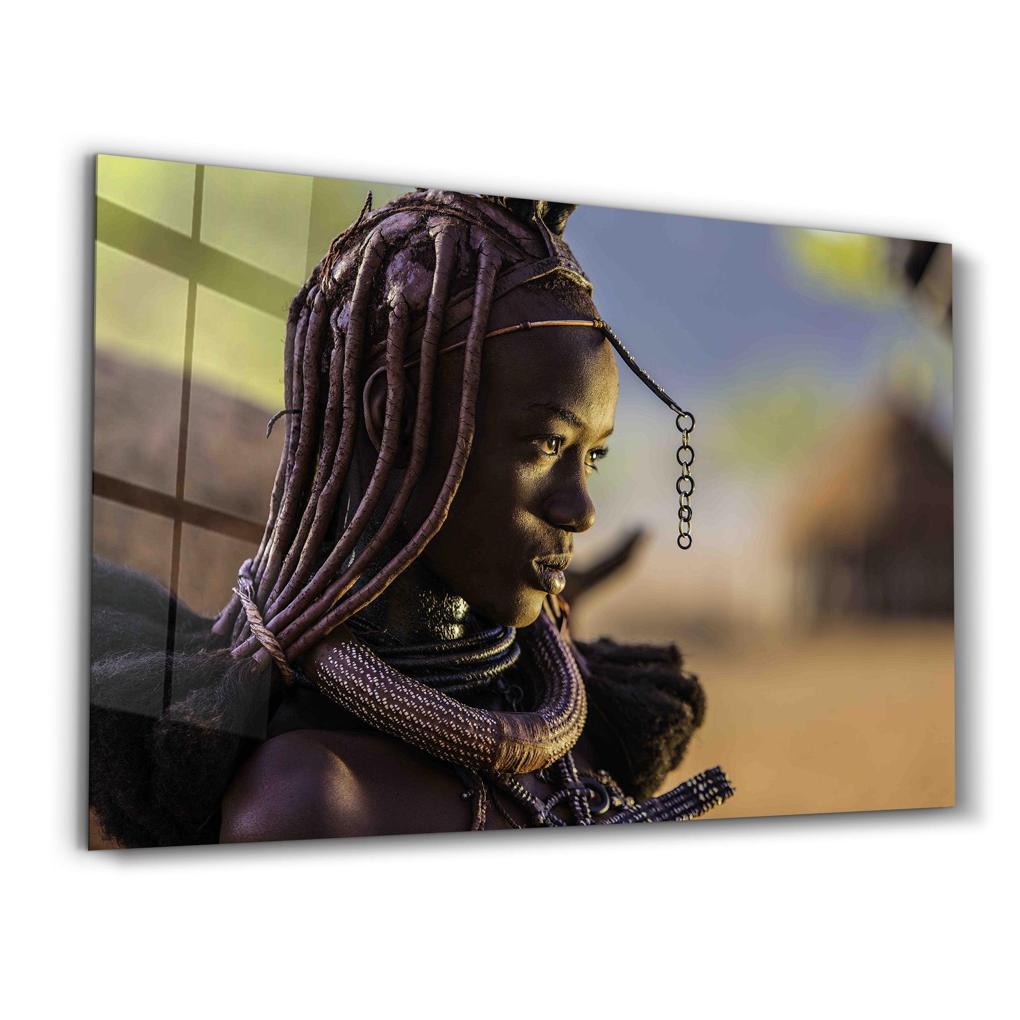 African Warrior | Designer's Collection Glass Wall Art - ArtDesigna Glass Printing Wall Art
